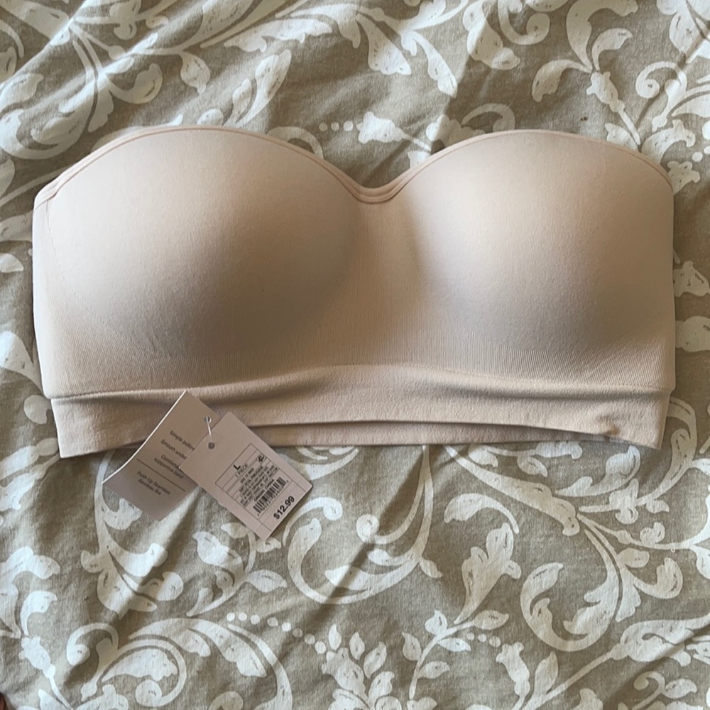 BNWT push-up seamless bandeau bra